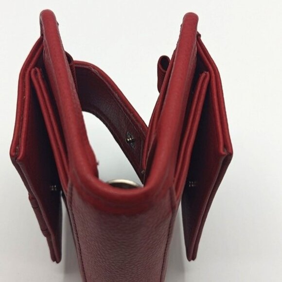 Vintage Day Runner Pocket Size Red Organizer Planner Wallet 6 Rings - Picture 7 of 11